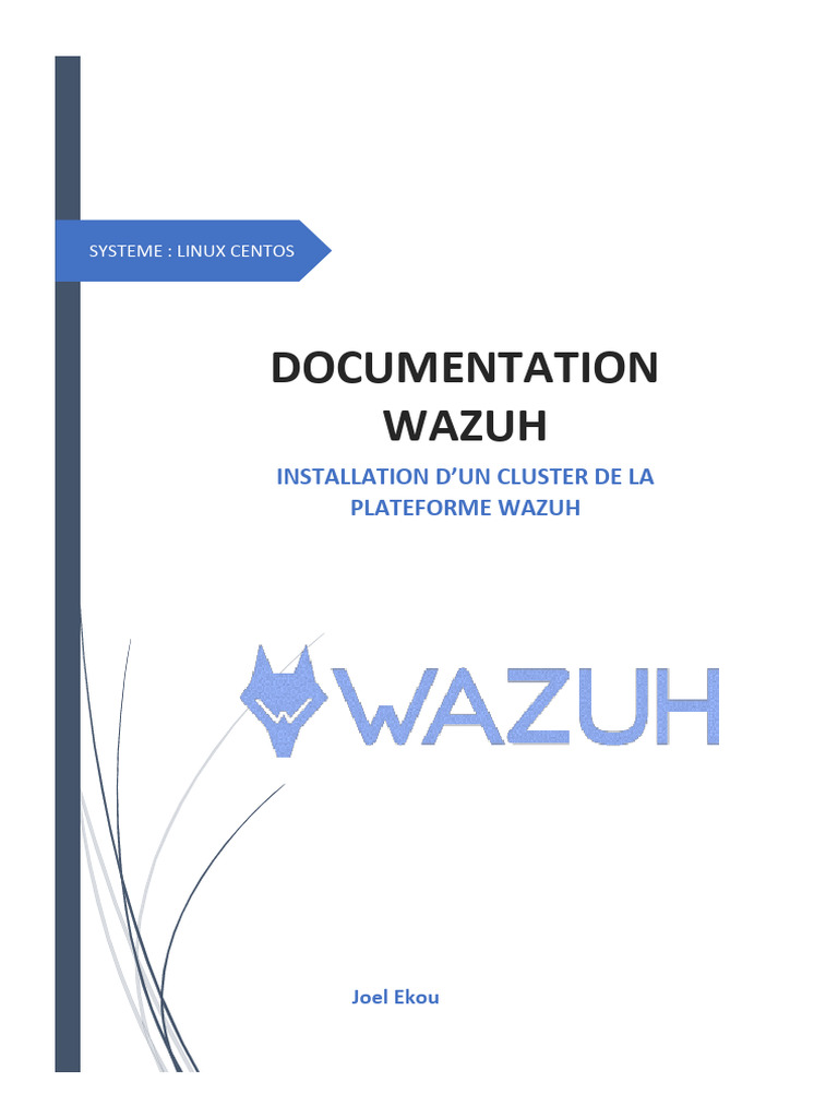 Installation d'un Cluster Wazuh | PDF | Amazon Web Services | Serveur ...