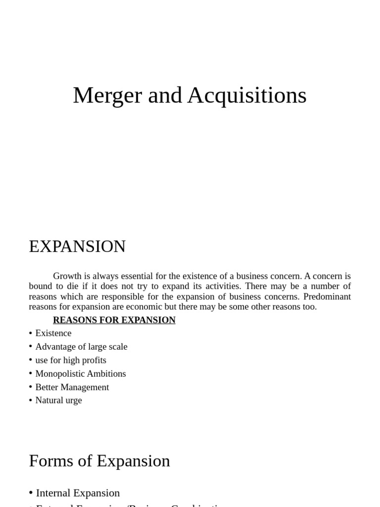 Merger & Acquisition | PDF | Mergers And Acquisitions | Leveraged Buyout