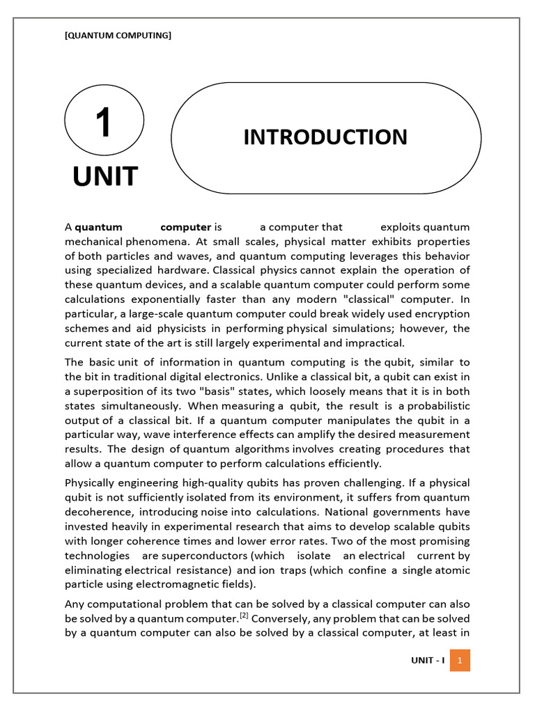 Understanding Quantum Computing Basics | PDF | Quantum Computing ...