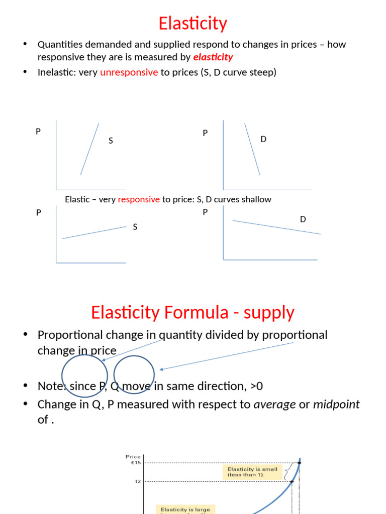 Lecture 5 2024-25 | PDF | Elasticity (Economics) | Demand