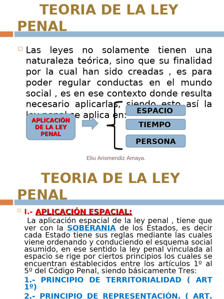 TEORIA DE LA LEY PENAL | PDF | Inmunidad parlamentaria | Derecho penal