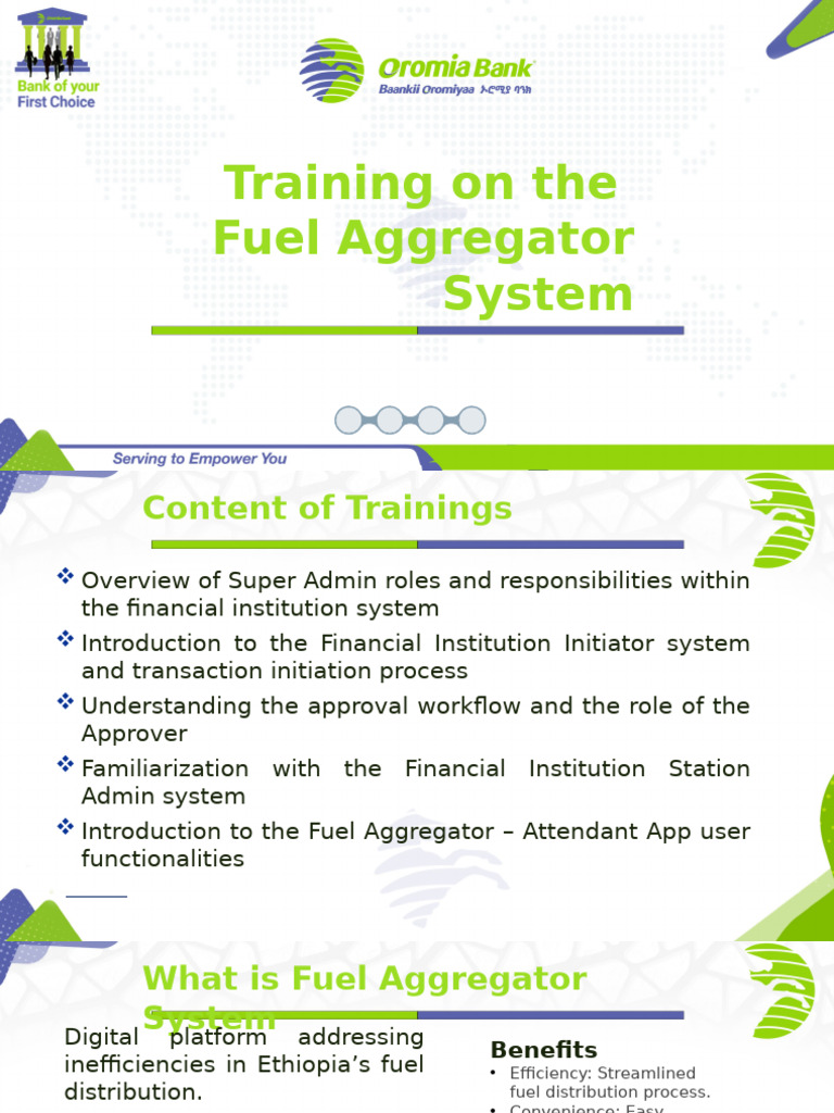 Fuel Aggregator System Training Guide | PDF | Qr Code | Personal ...