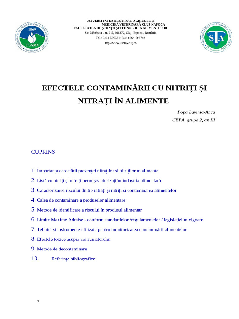 Nitriti Si Nitrati Lab | PDF