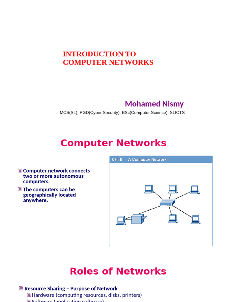 Overview of Computer Networks Basics | PDF | Network Topology ...