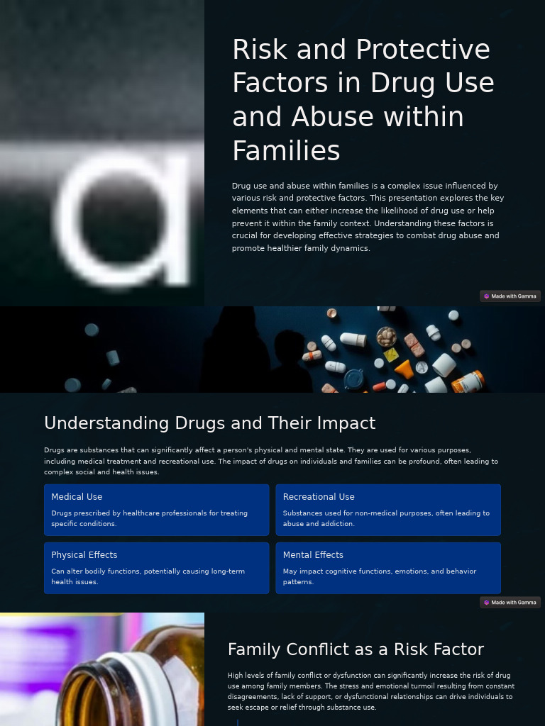 Risk and Protective Factors in Drug Use and Abuse Within Families | PDF ...