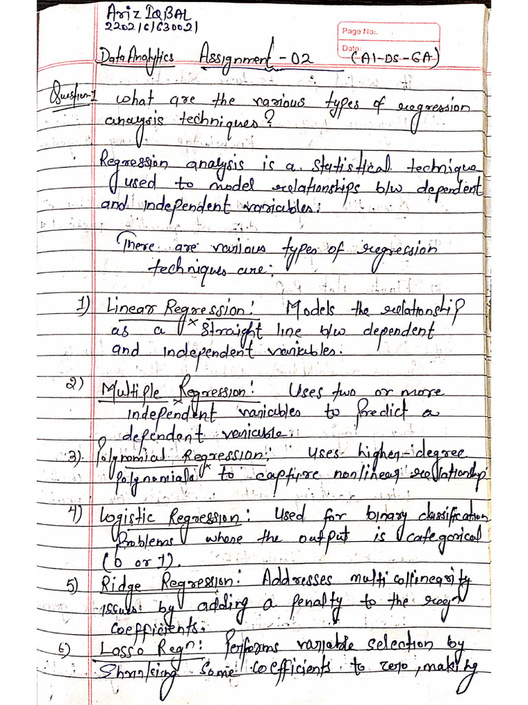DA Assignment 2 | PDF
