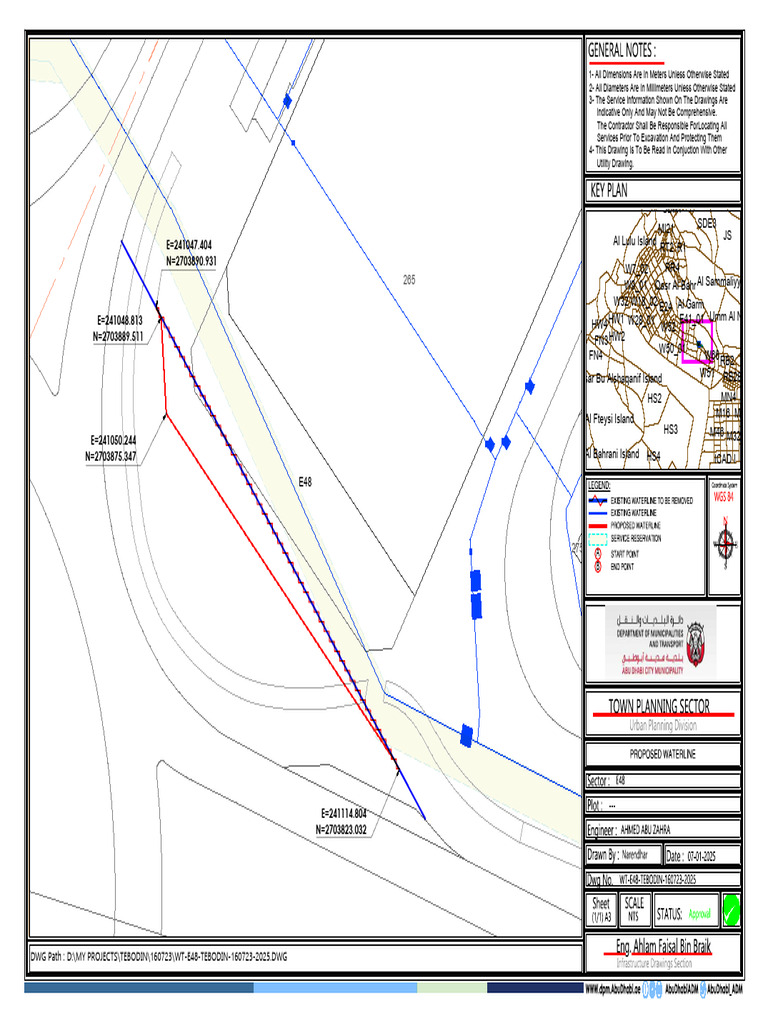 Waterline Infrastructure Drawing | PDF
