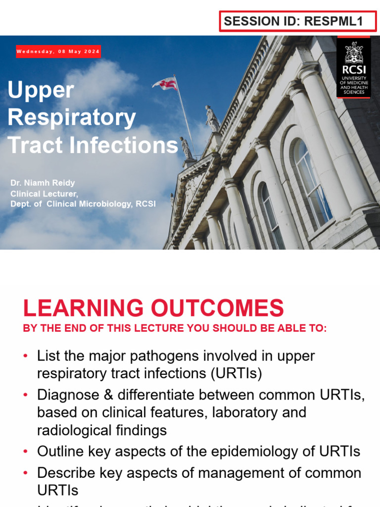 Upper Respiratory Tract Infections Overview | PDF | Pneumonia | Common Cold