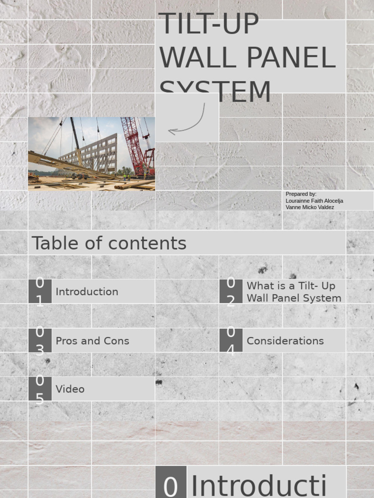 Tilt-Up Wall Panel System Overview | PDF | Wall | Building Engineering