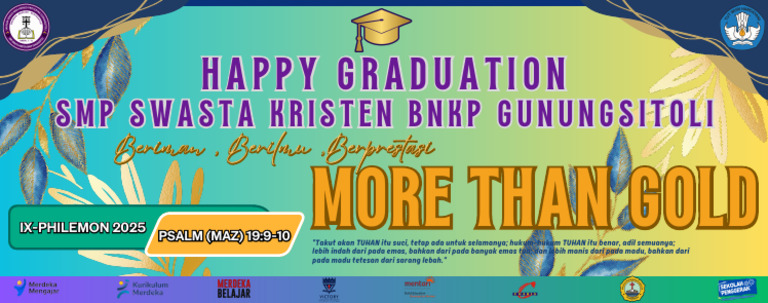 Happy Graduation SMP Swasta Kristen BNKP Gunungsitoli | PDF