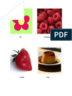 Frutas y postres con F