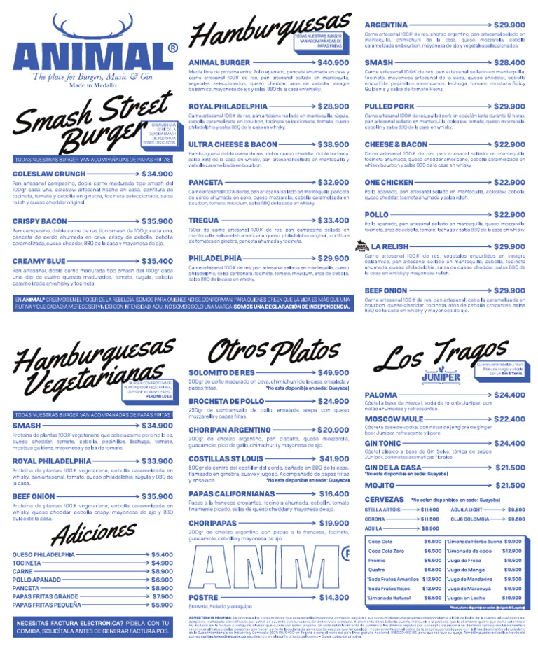 Menú Animal Cocina | PDF
