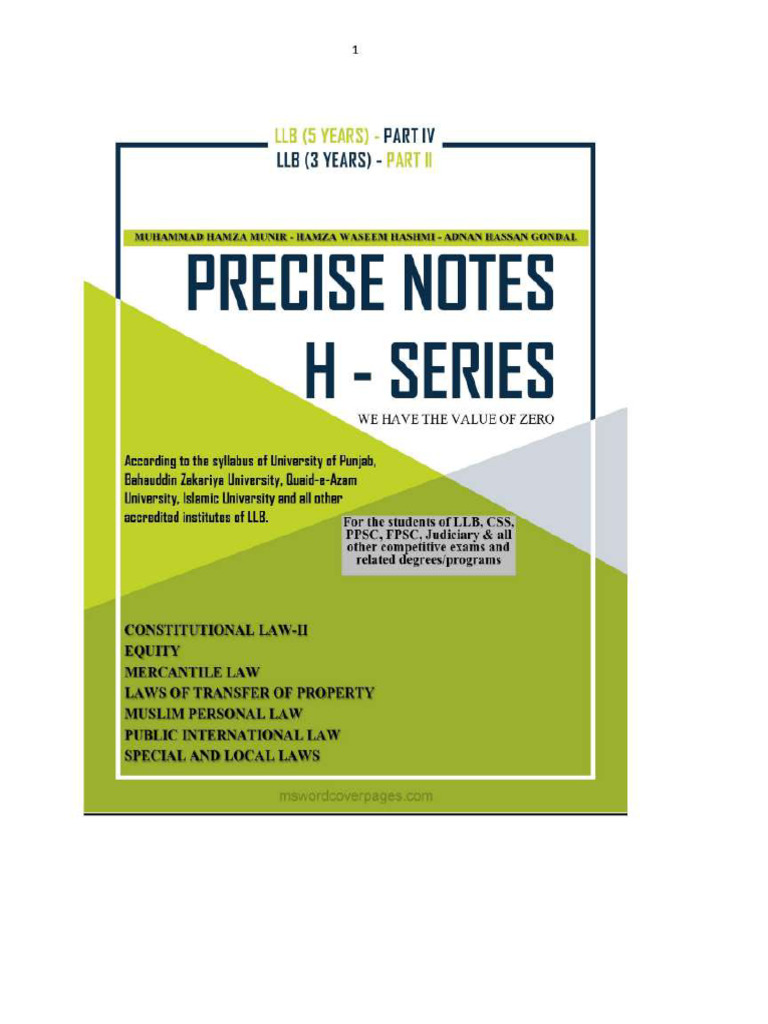 Notes Compressed 1 | PDF