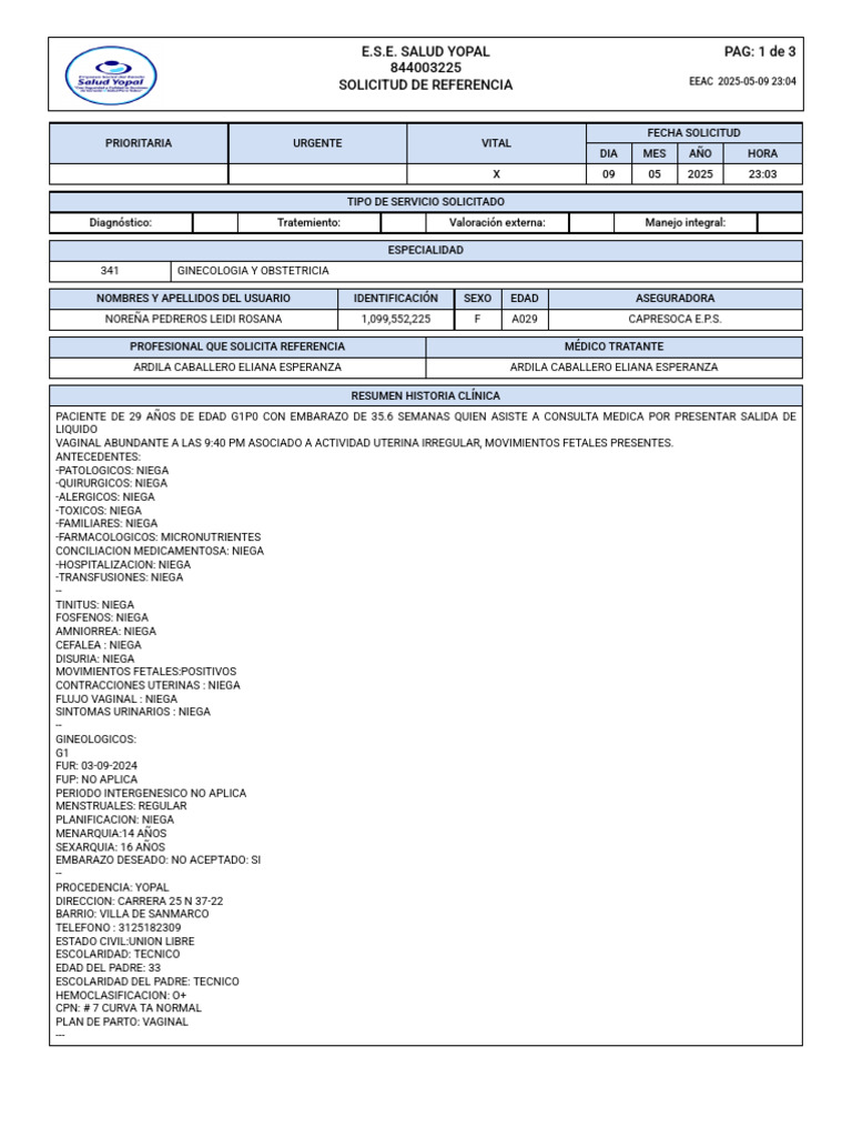 Eeac 250509 2304249 | PDF | El embarazo | Vagina
