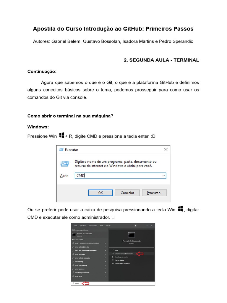 Introdução ao Git e Comandos Básicos | PDF | Cápsula segura | Linux