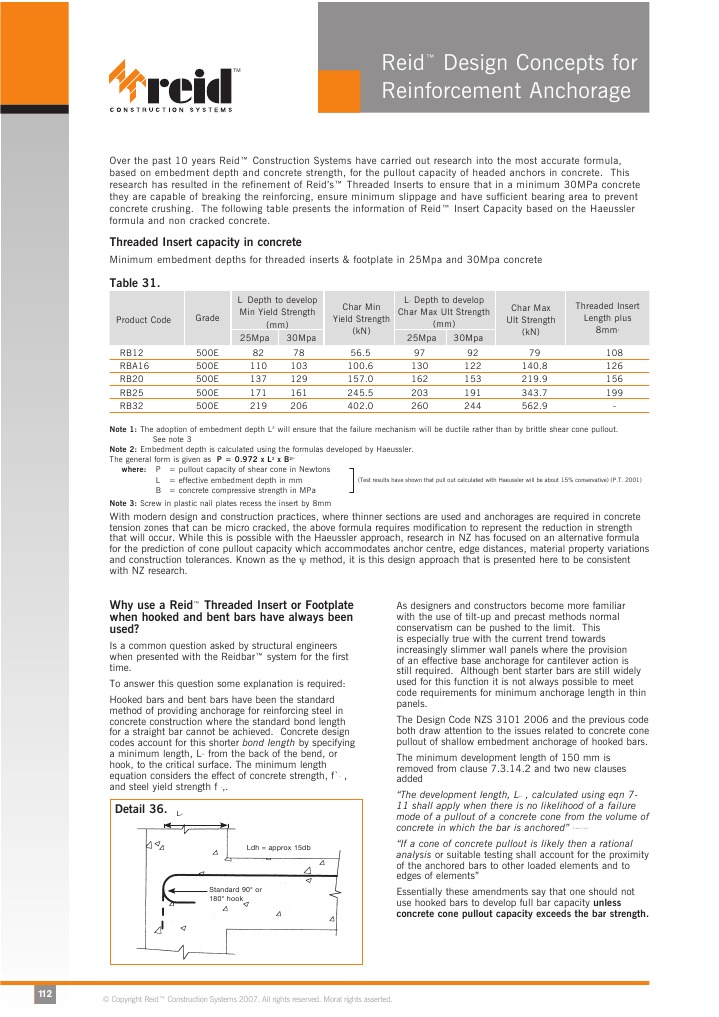 Design Concepts For Anchorage | PDF | Strength Of Materials | Fracture