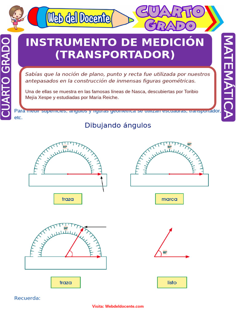 Actividades de Medición de Ángulos | PDF | Ángulo | Trigonometría