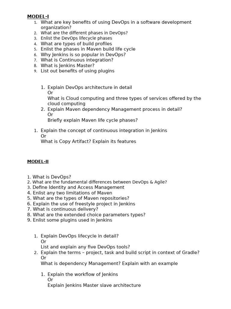 DevOps Lab Viva Questions Guide | PDF