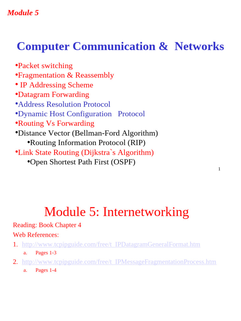 Understanding Packet Switching & IP Protocol | PDF | Internet Protocols ...