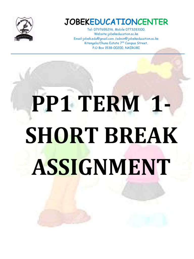 Short Break AssignmenT pp1 | PDF