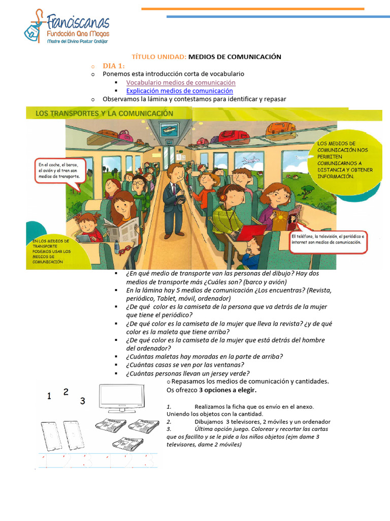Medios de Comunicación: Actividades y Vocabulario | PDF