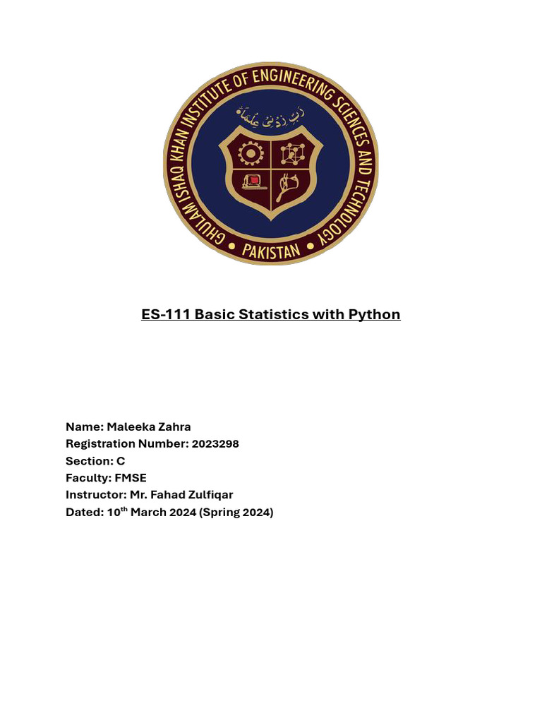 ES-111 Python 2023298 | PDF