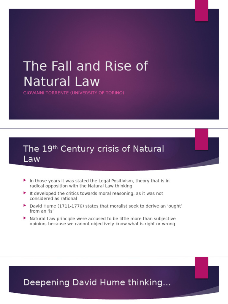 The Fall and Rise of Natural Law | PDF | Natural Law | Justice