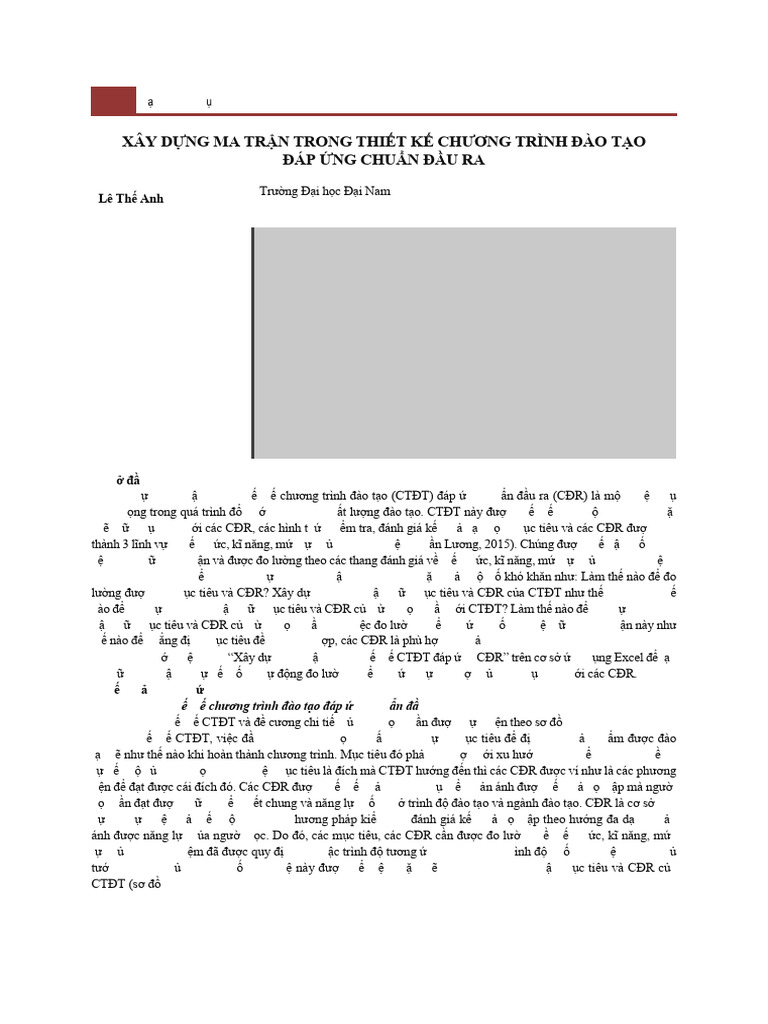 L TH Anh | PDF