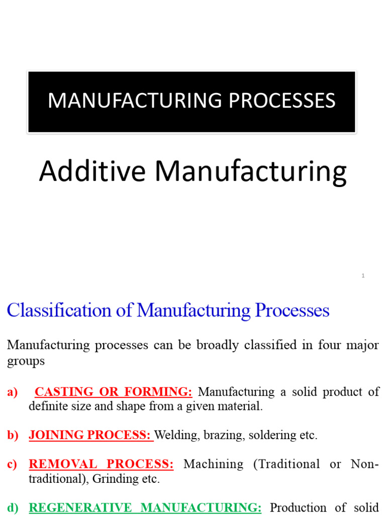 Additive Manufacturing New 2 | PDF | 3 D Printing | Secondary Sector Of ...