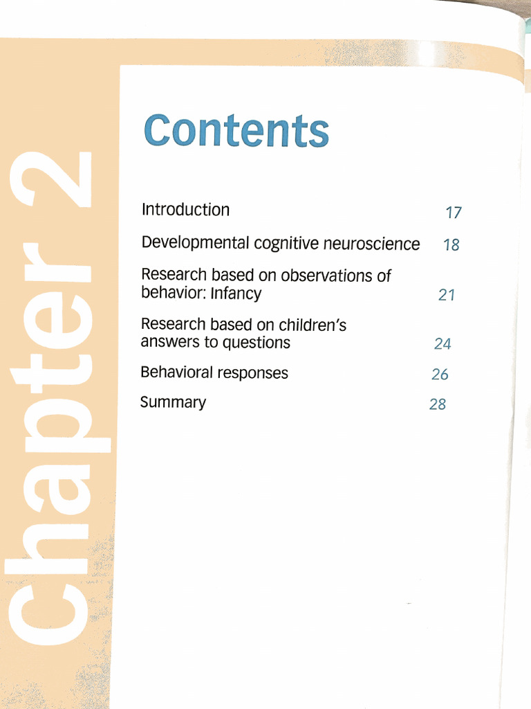 Fundamentals of Developmental Psychology Chapter 3 | PDF