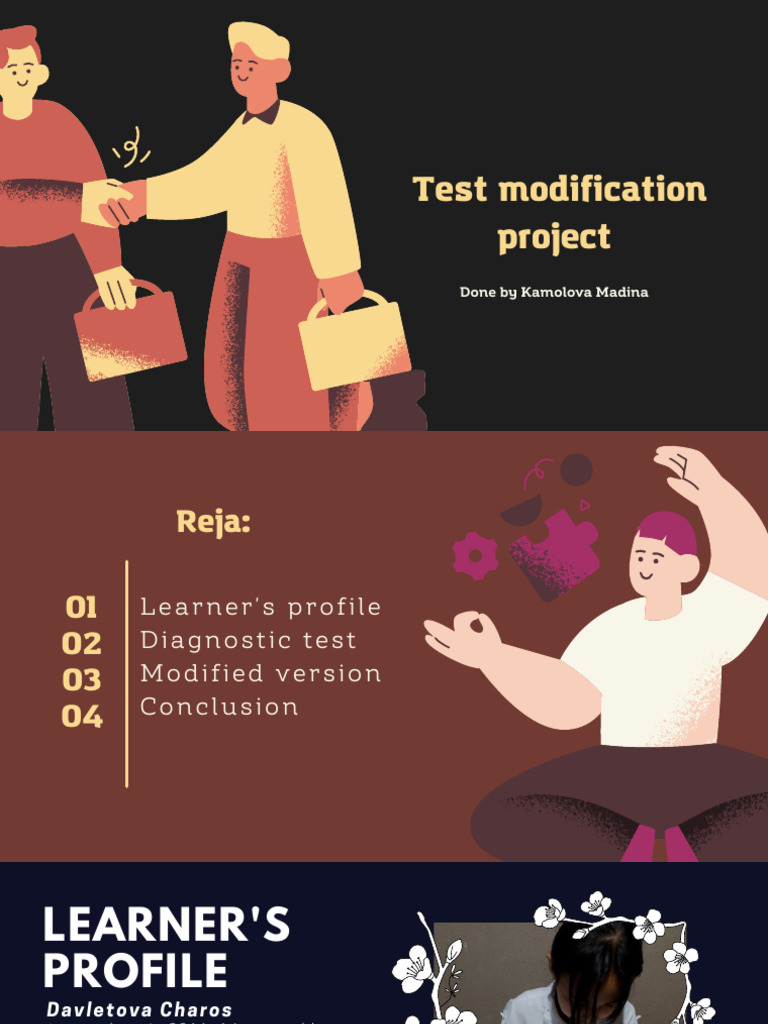 Test Modification Project | PDF | Educational Assessment | Behavior ...