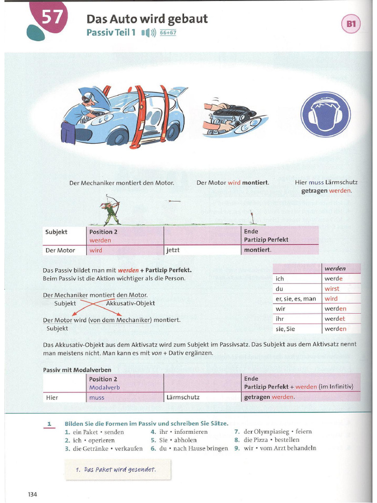 Grammatik Aktiv A1 B1 Pages 64 | PDF
