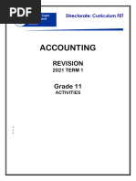 Grade 9 Accounting Practice Worksheet | PDF | Debits And Credits | Money
