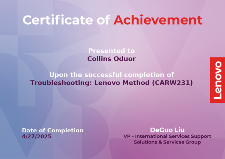 4068 3 151783 1745784457 Lenovo Learning Course Default | PDF