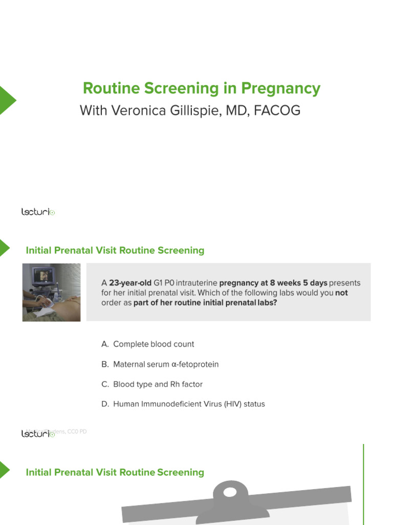Slides RoutineLabs Obstetrics | PDF