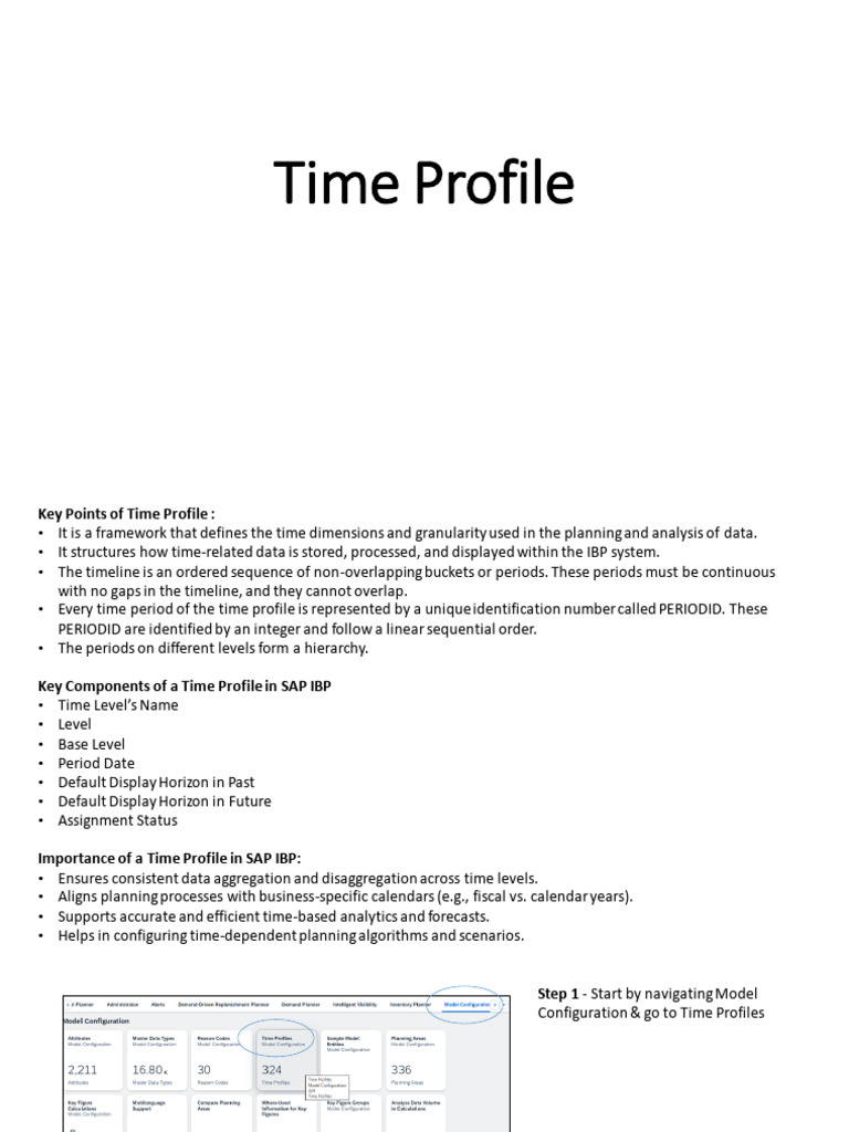 SAP IBP Time Profile Creation Guide | PDF | Information Technology ...