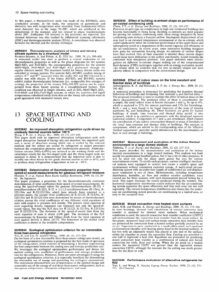 Building Thermal Performance Analysis | PDF | Heat | Heat Transfer