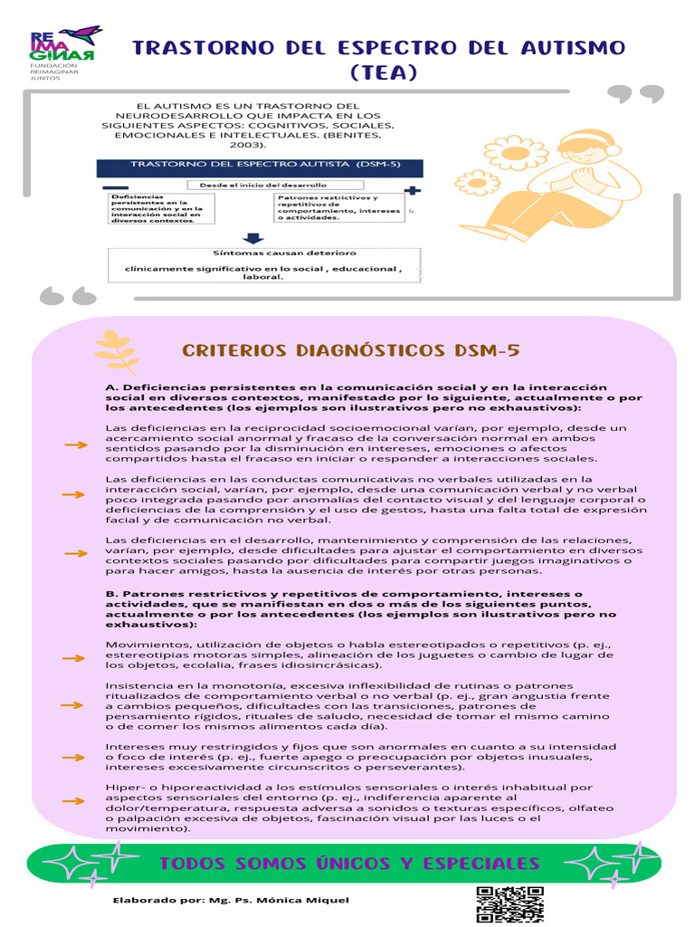 Criterios Diagnósticos del Autismo DSM-5 | PDF | Autismo | Sicología