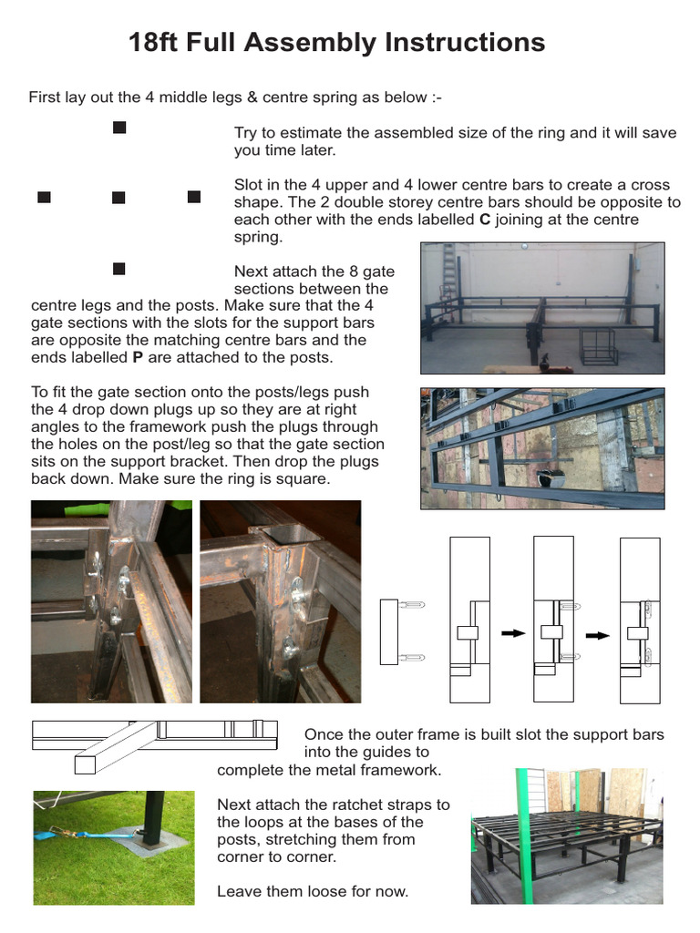 18ft Full Assembly Instructions (2016) | PDF