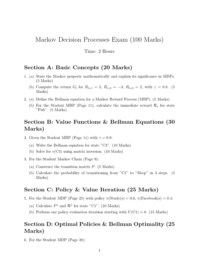 MDP_PPAER_DEEPSK | PDF | Probability Theory | Mathematics