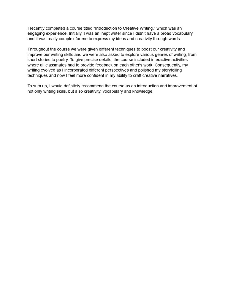 Writing | PDF