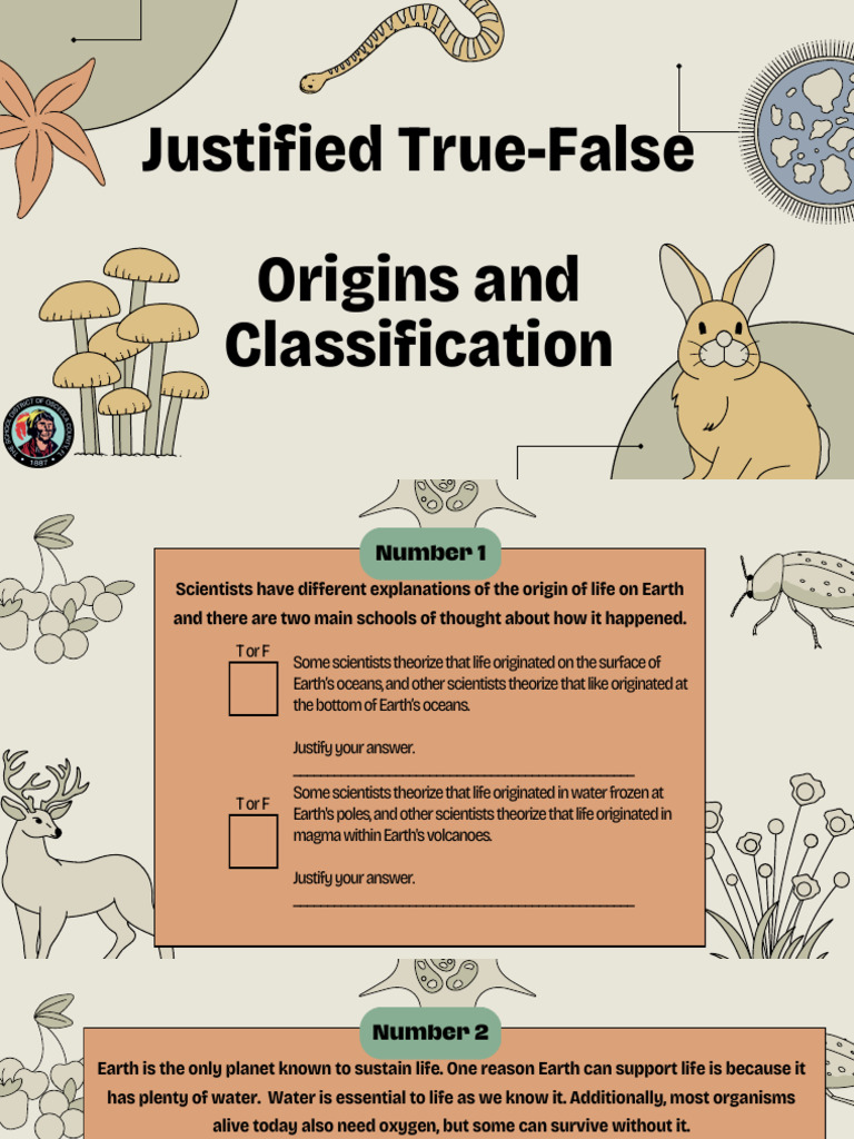 Origins and Classification of Life | PDF | Biology | Biological ...