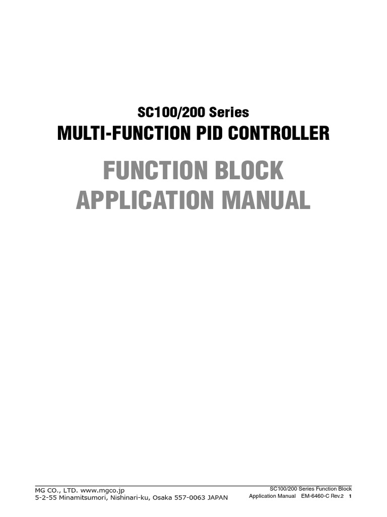 SC100/200 PID Controller Manual | PDF | Parameter (Computer Programming ...
