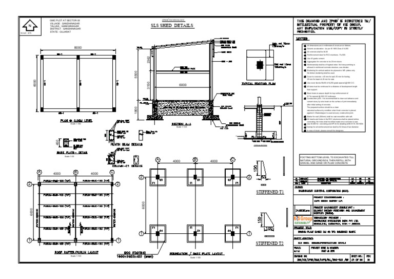 09.R1-SLS SHED SUB&SUPERSTRUCTURE DETAILS-Model | PDF | Concrete ...