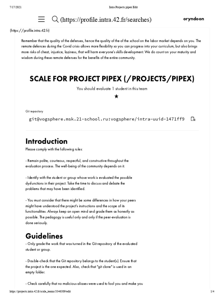 Pipex Evaluation Guidelines | PDF