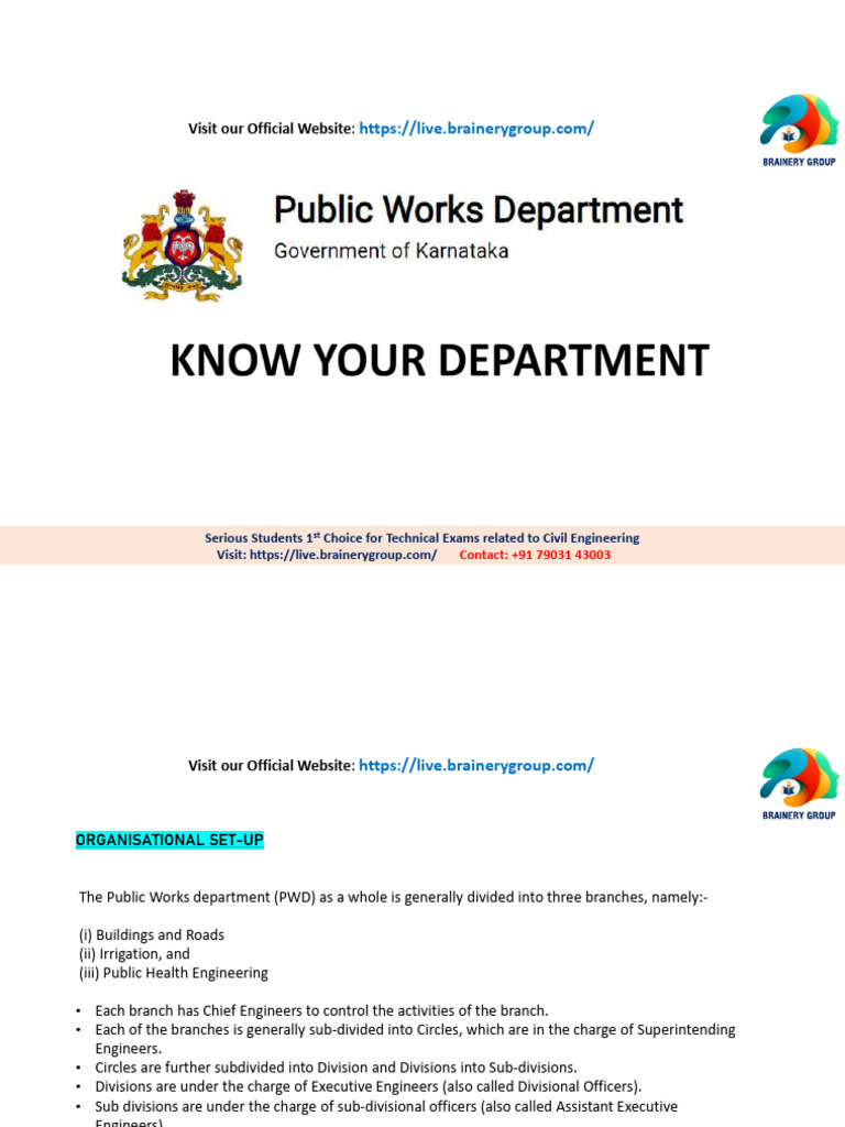 PWD Road Widths in Karnataka Overview | PDF | Transport Infrastructure ...