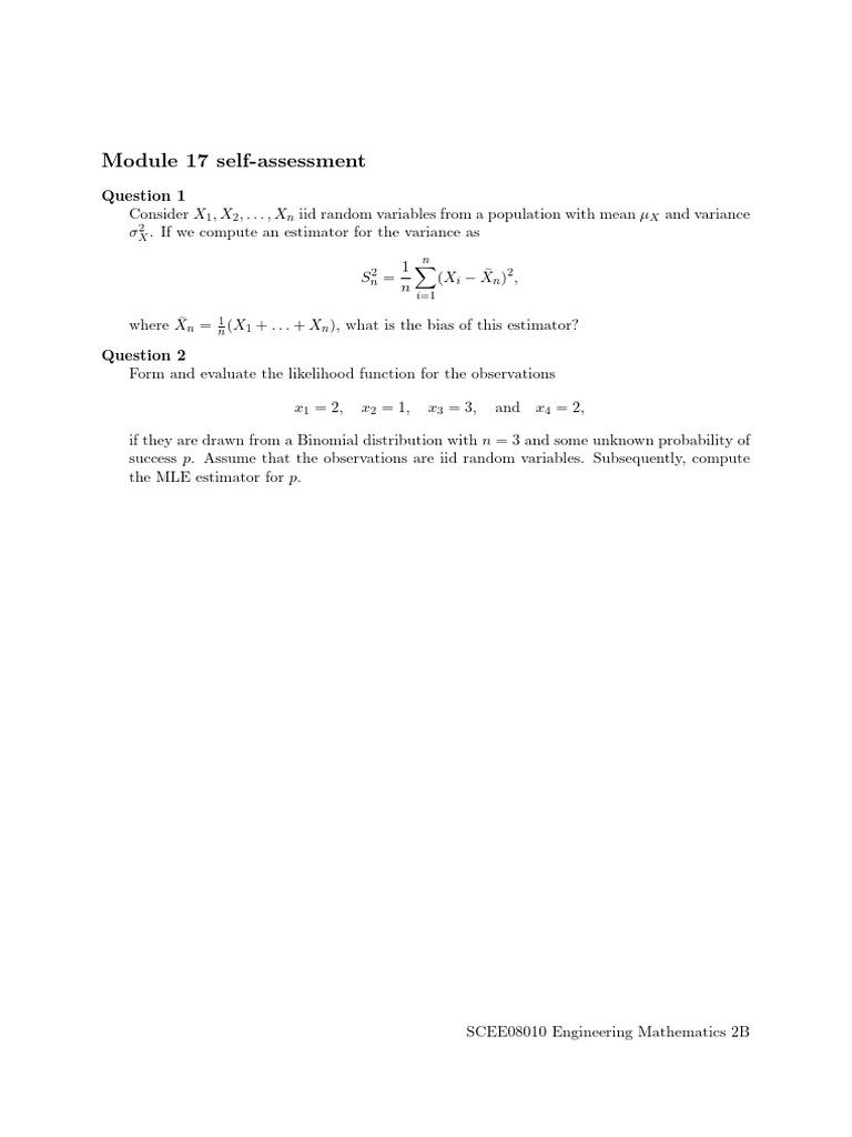Module 17 Self Assessment ND | PDF