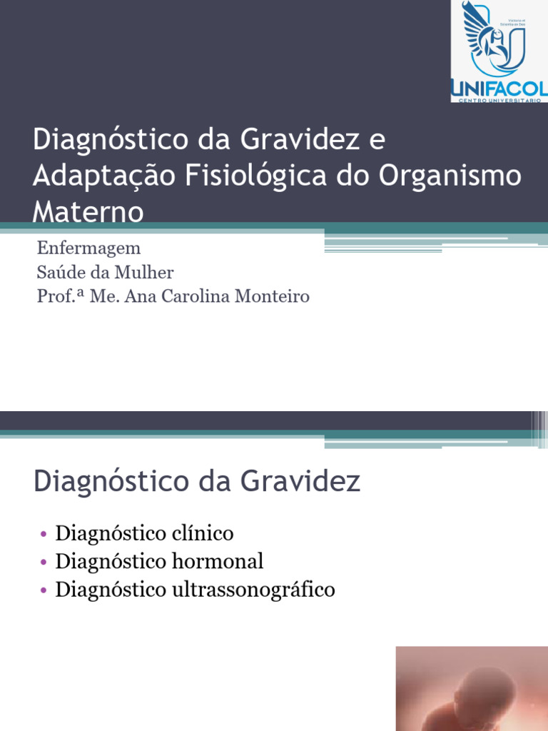 Diagnóstico e Adaptação na Gravidez | PDF | Gravidez | Pressão sanguínea