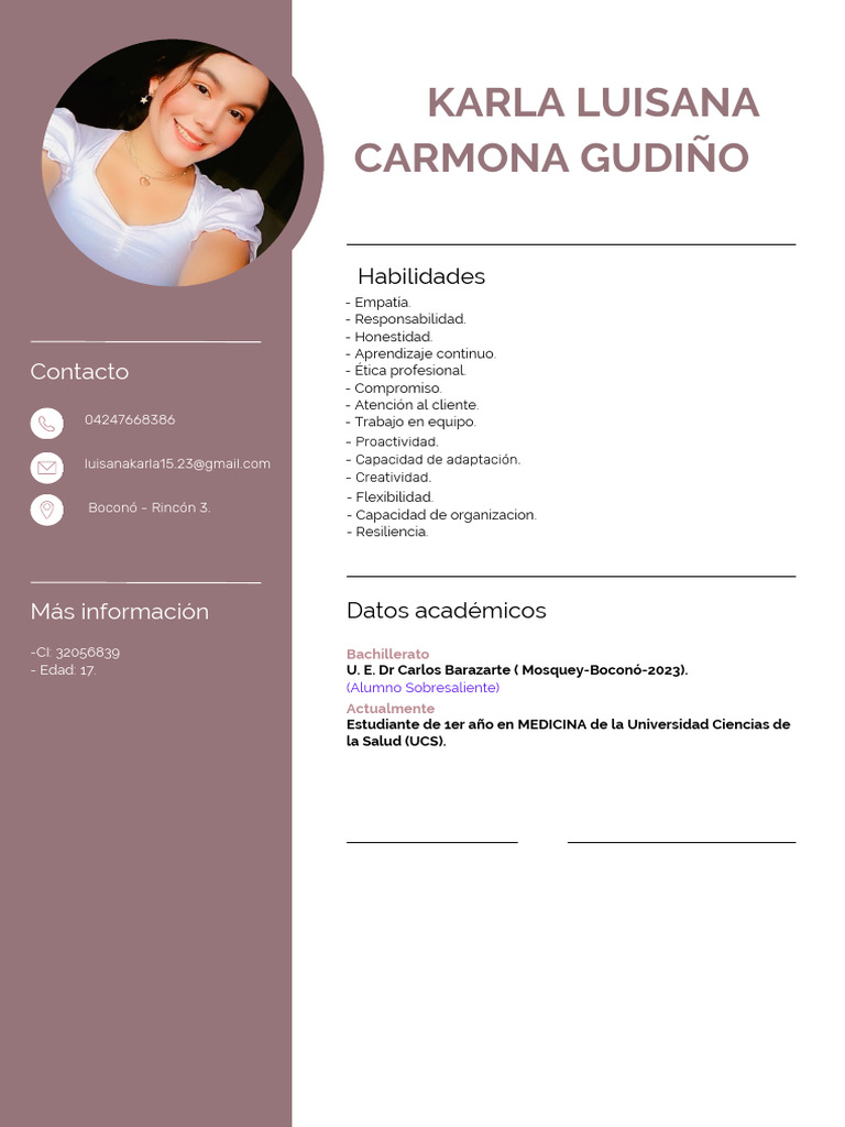 Curriculum Vitae CV Elegante Profesional Rosa - 20240315 - 124249 ...