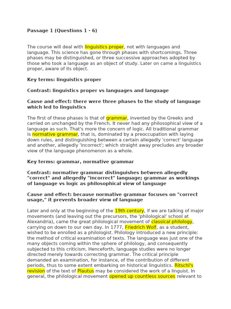 Evolution of Linguistic Study Approaches | PDF | Linguistics | Historian